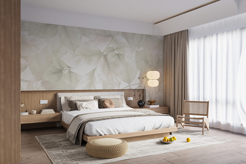 Translucent Leaf Layers in an interior