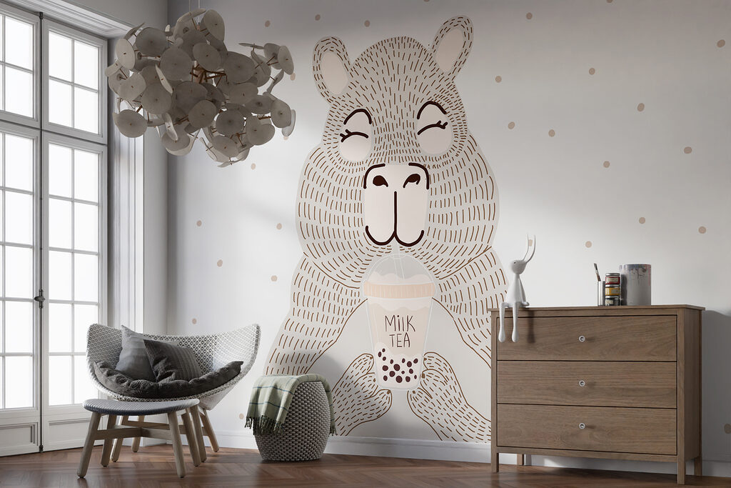 Bear with milk tea — interior 2