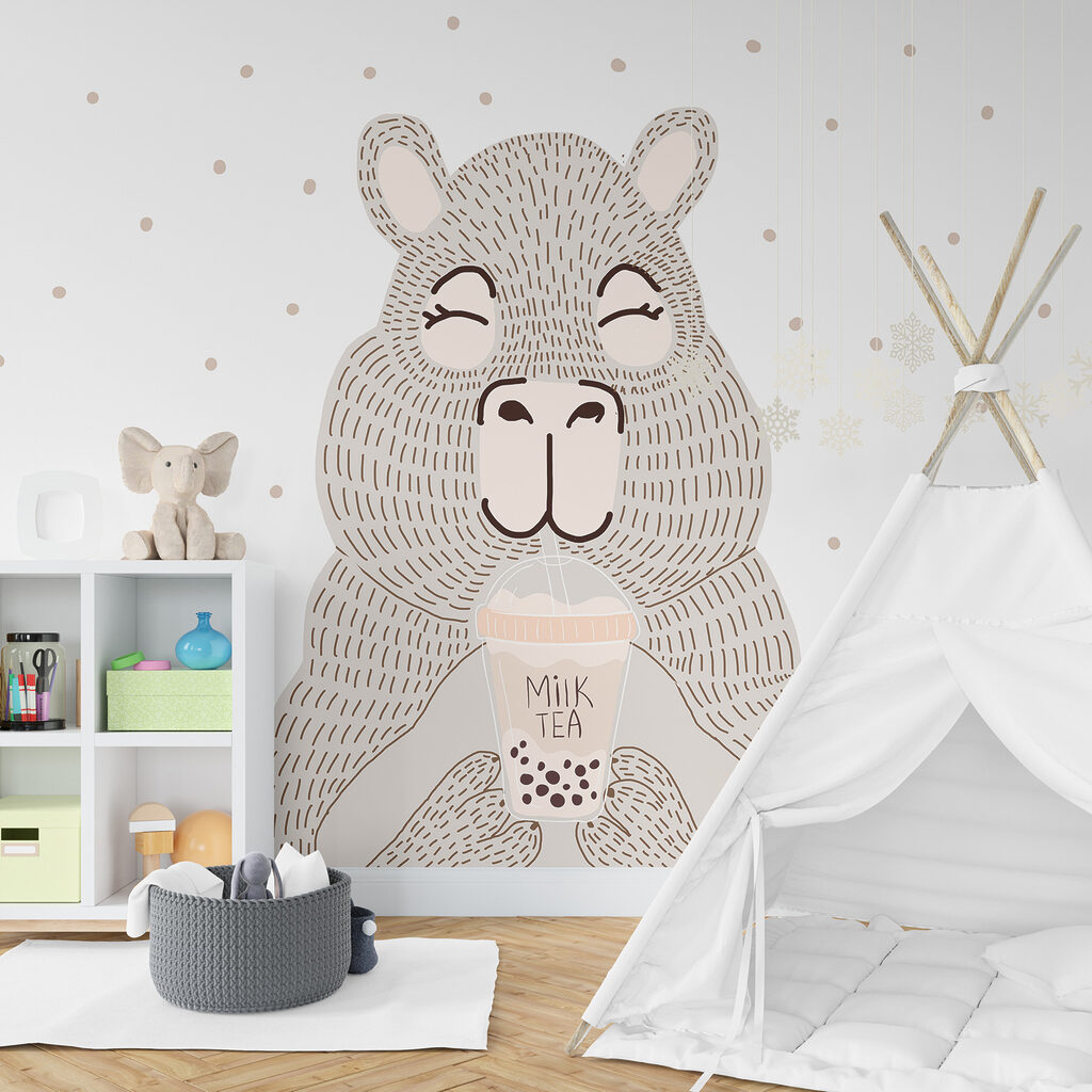 Bear with milk tea — interior 3