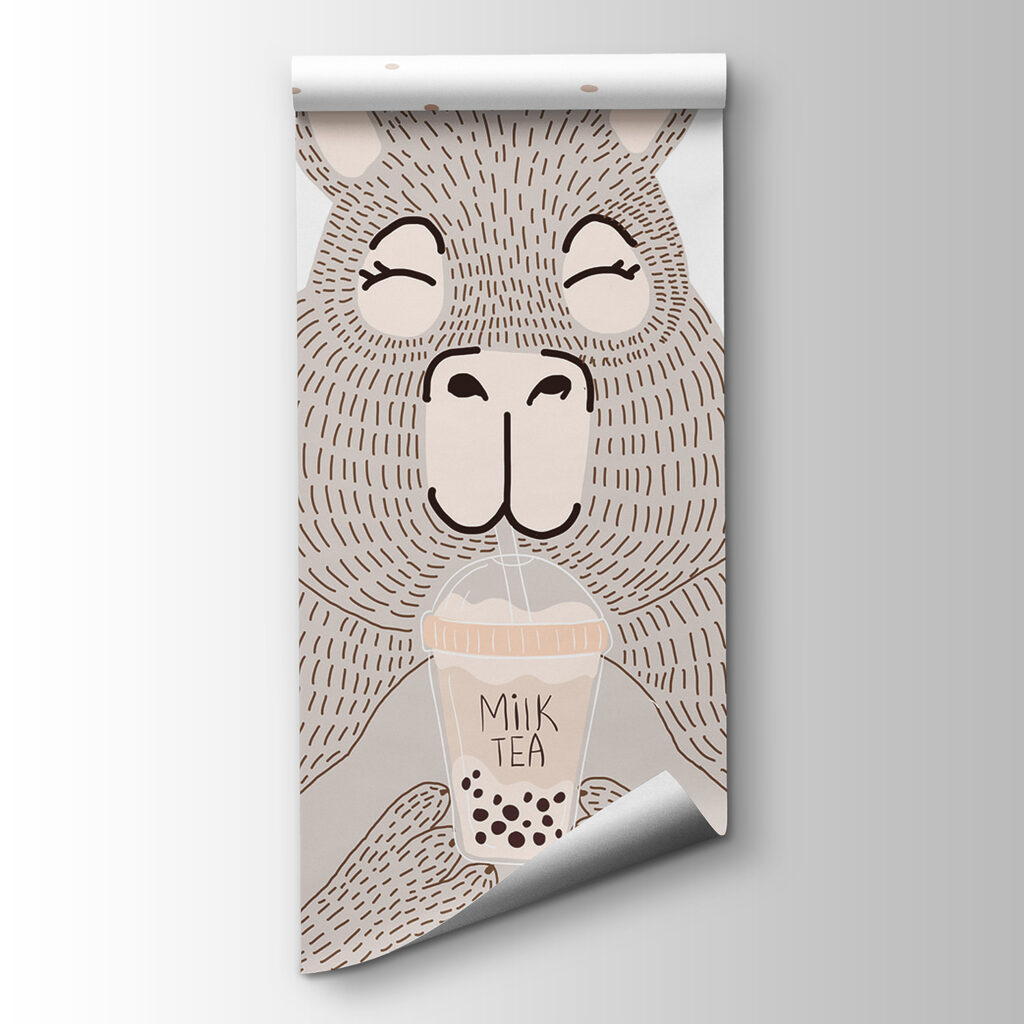 Bear with milk tea — product view