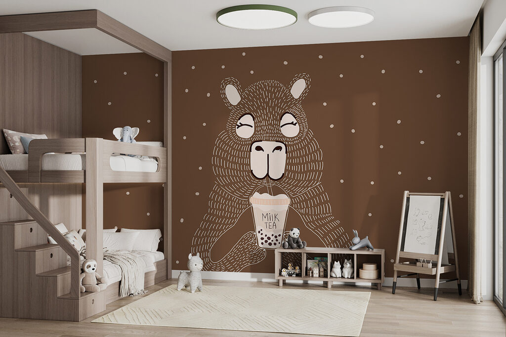 Bear with Bubble Tea — interior 2