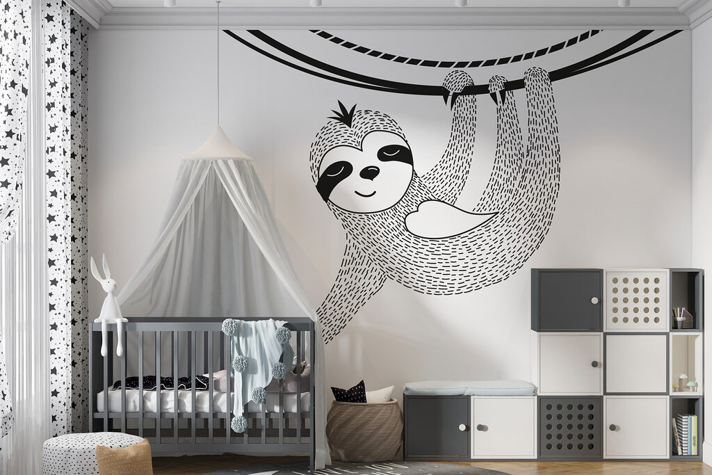 Sloth on a branch — interior 4