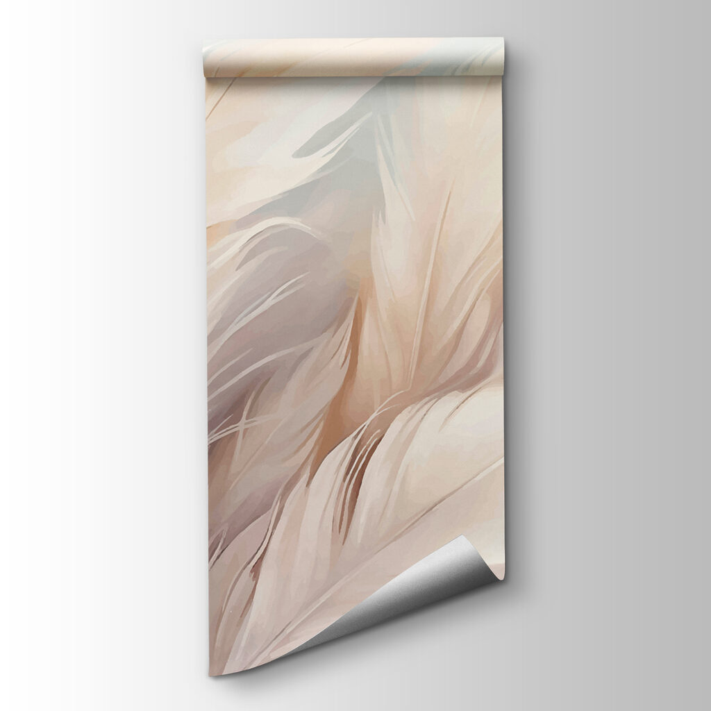 Cream feathers in layers — product view