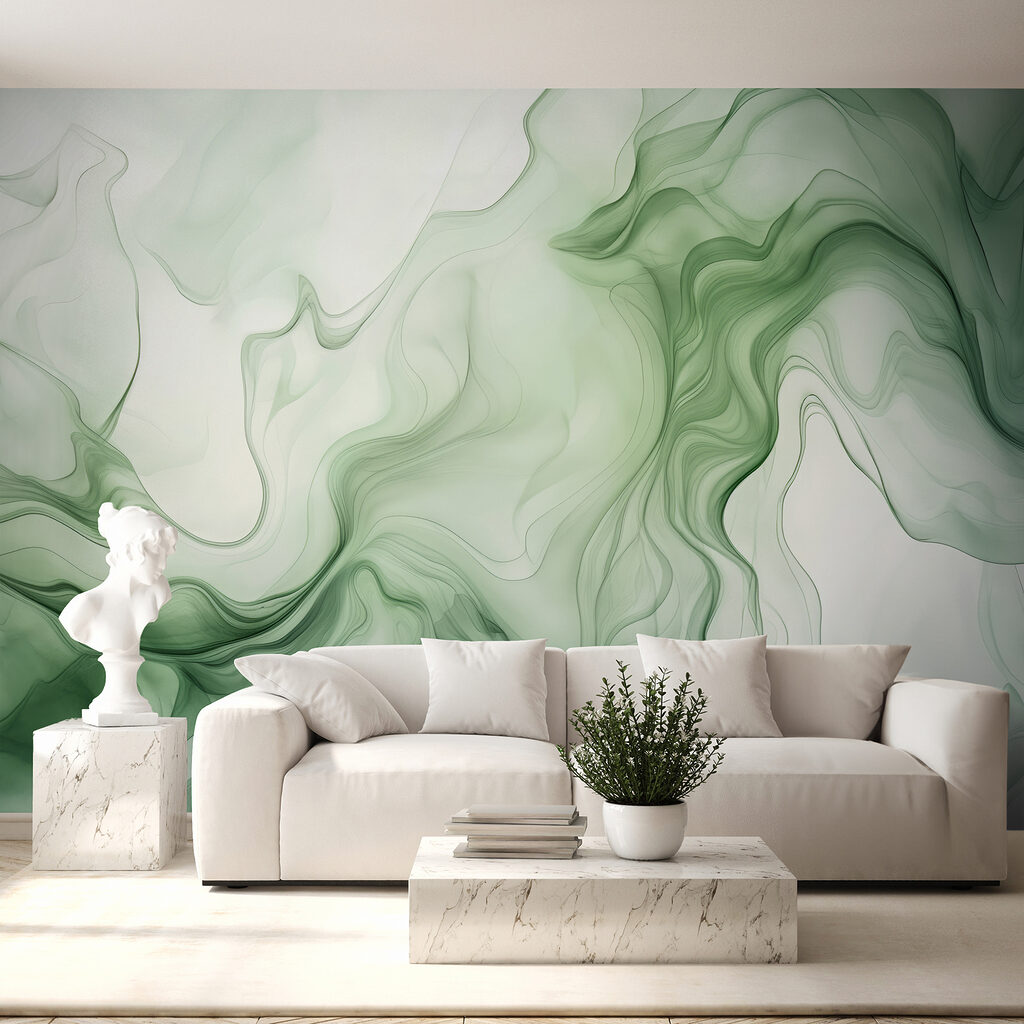 Flowing ink veils — interior 2