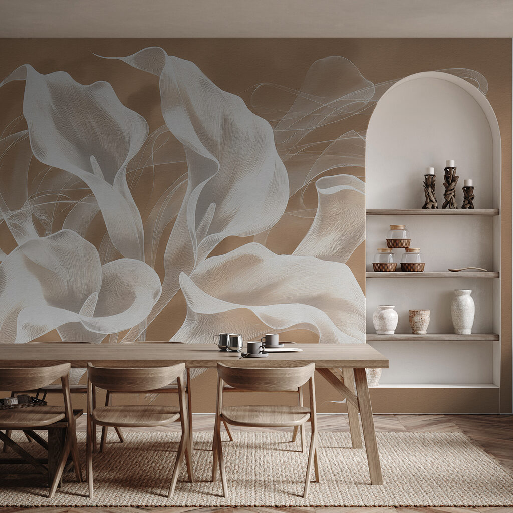 Dancing calla flowers — interior 2