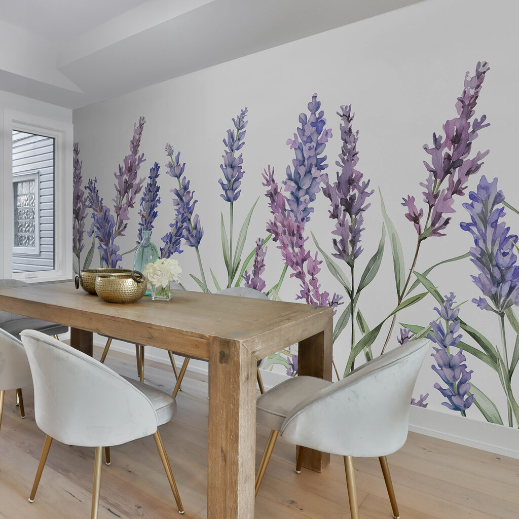 Lavender in watercolour — interior 2
