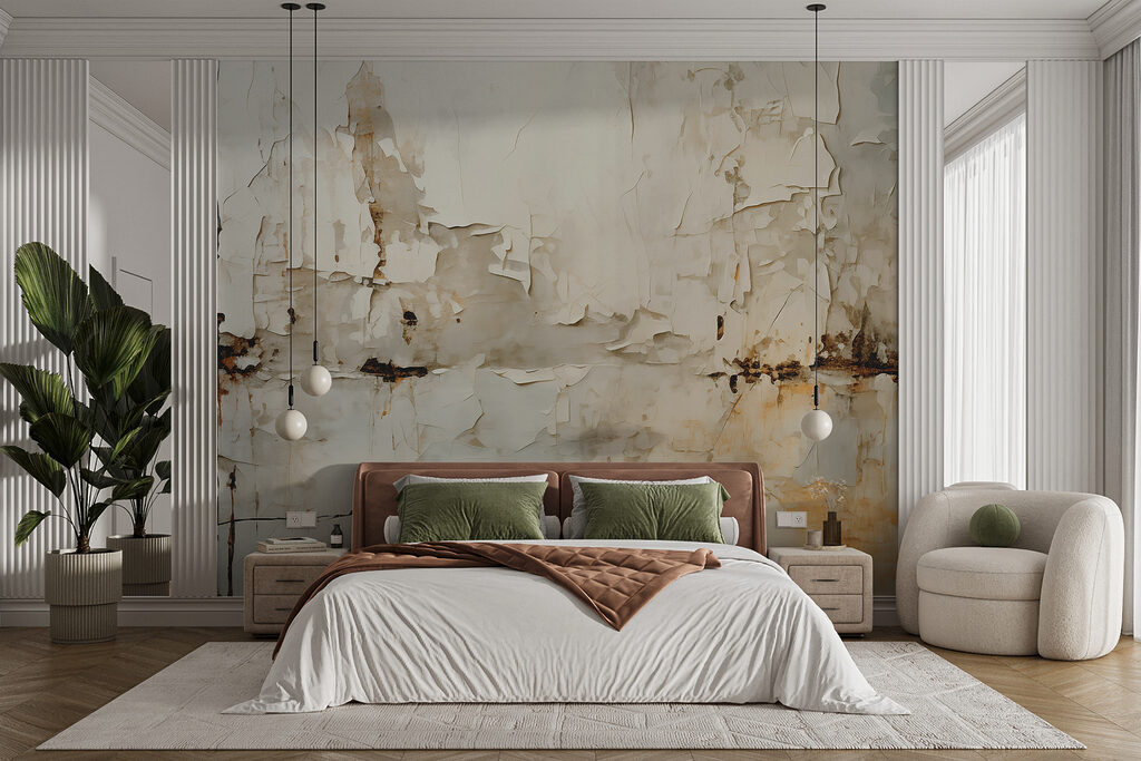 Weathered paint and rust — interior 1