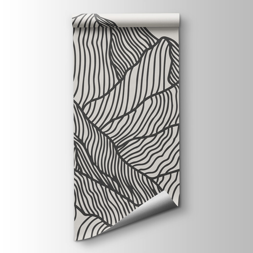Mountain peaks in lines — product view
