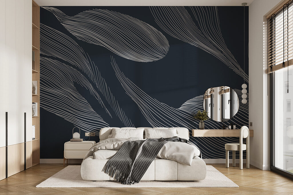 Leaves in fine lines — interior 1