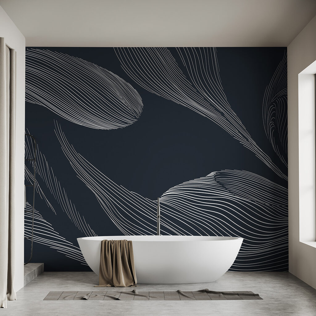 Leaves in fine lines — interior 2