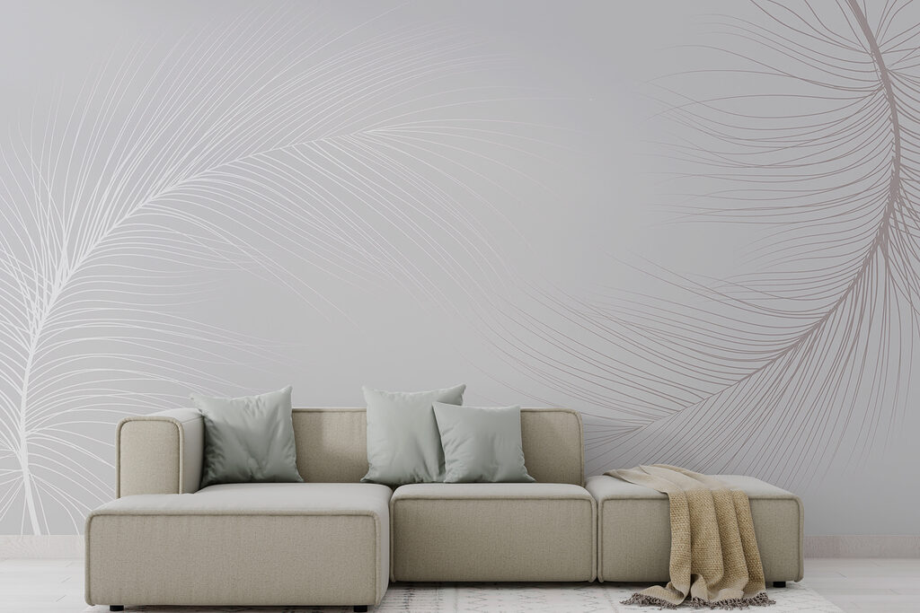 Fine white feather lines — interior 3