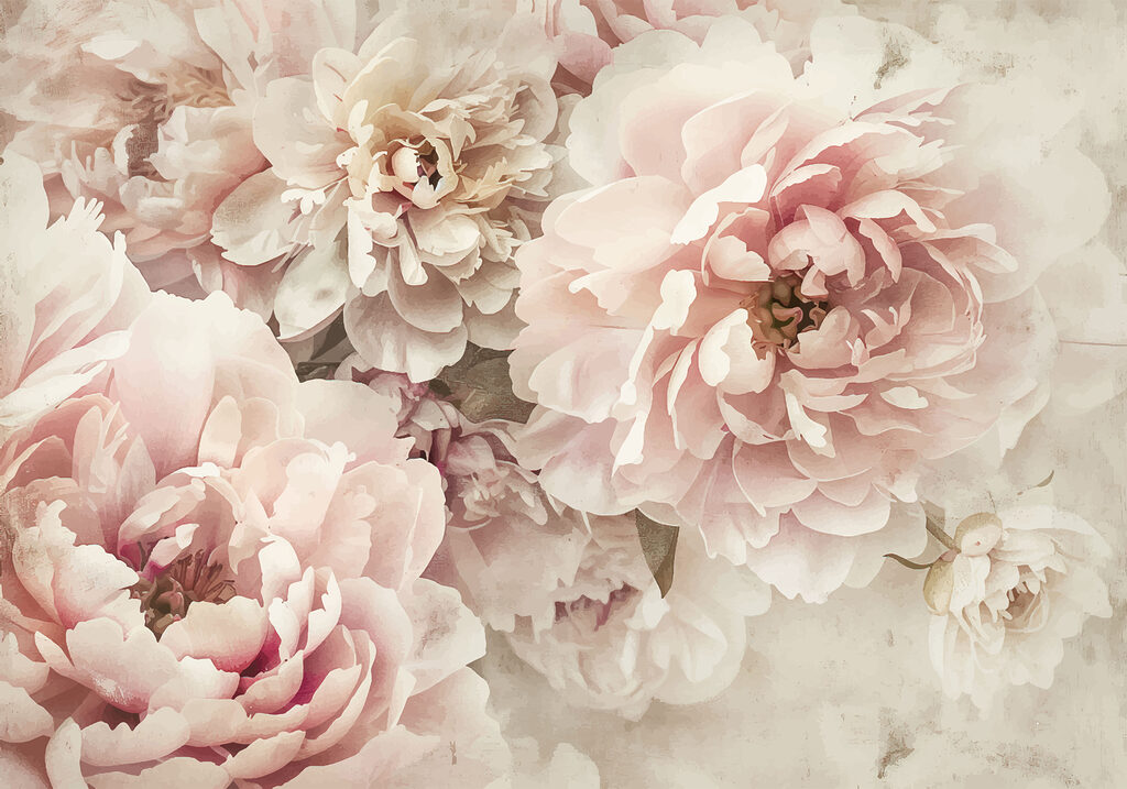 Peony Abundance — full design