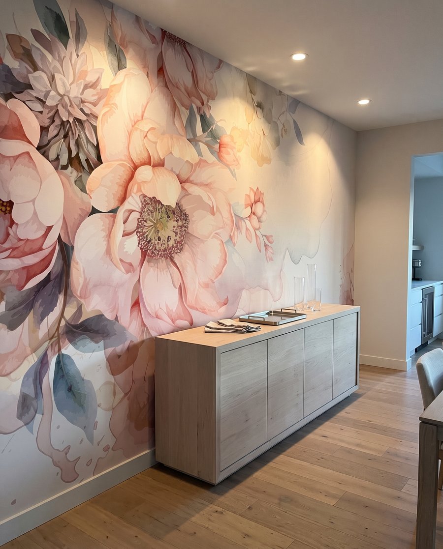 Watercolour Rose Arrangement — interior 10