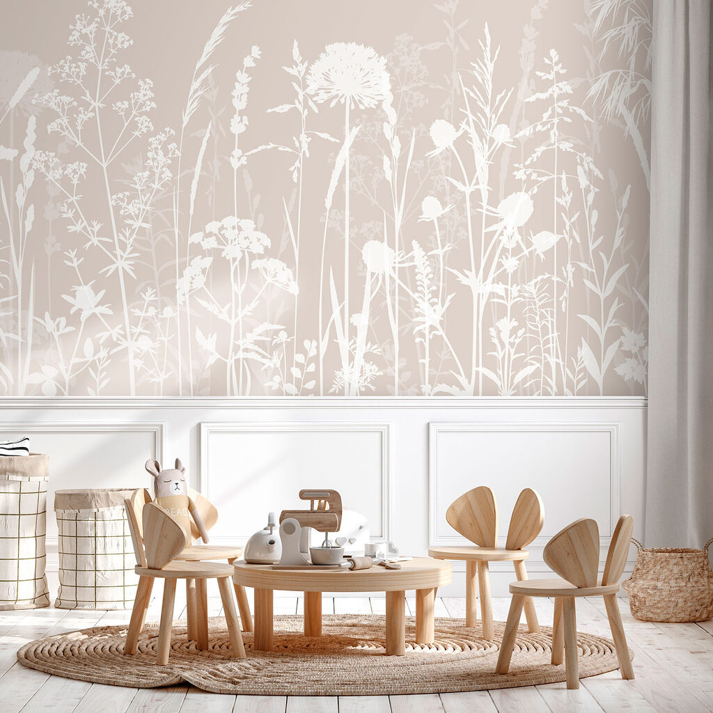 White meadow flowers — interior 2