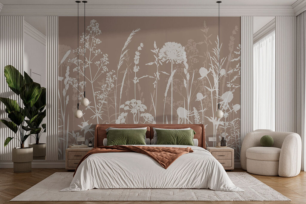 Wildflowers in Chalk in an interior