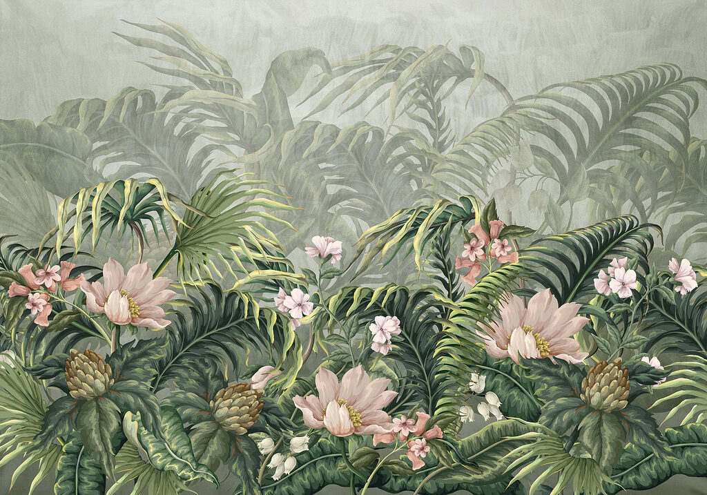 Flowering jungle — full design