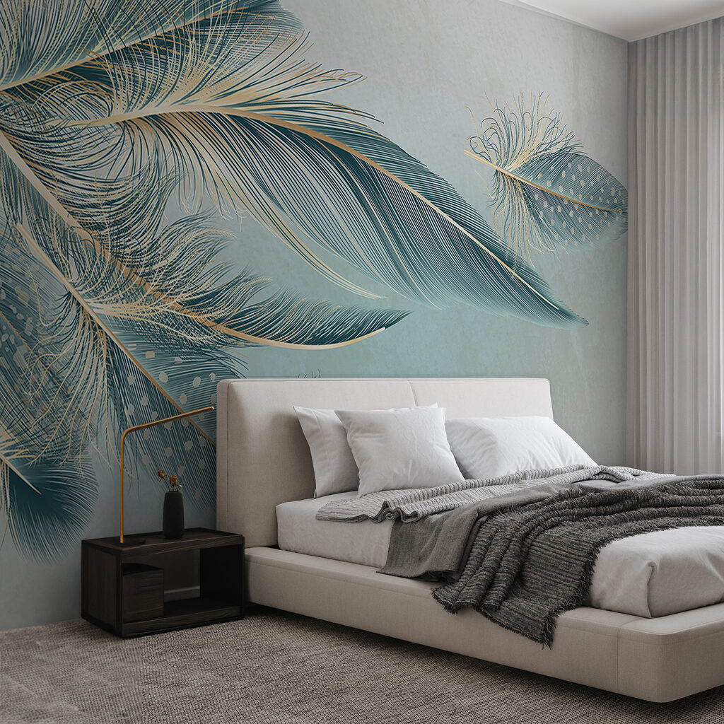 Blue feathers — interior 4