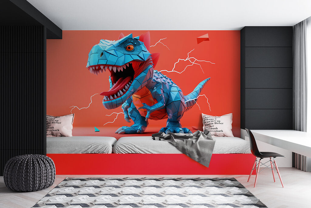 Blue dinosaur — interior 2