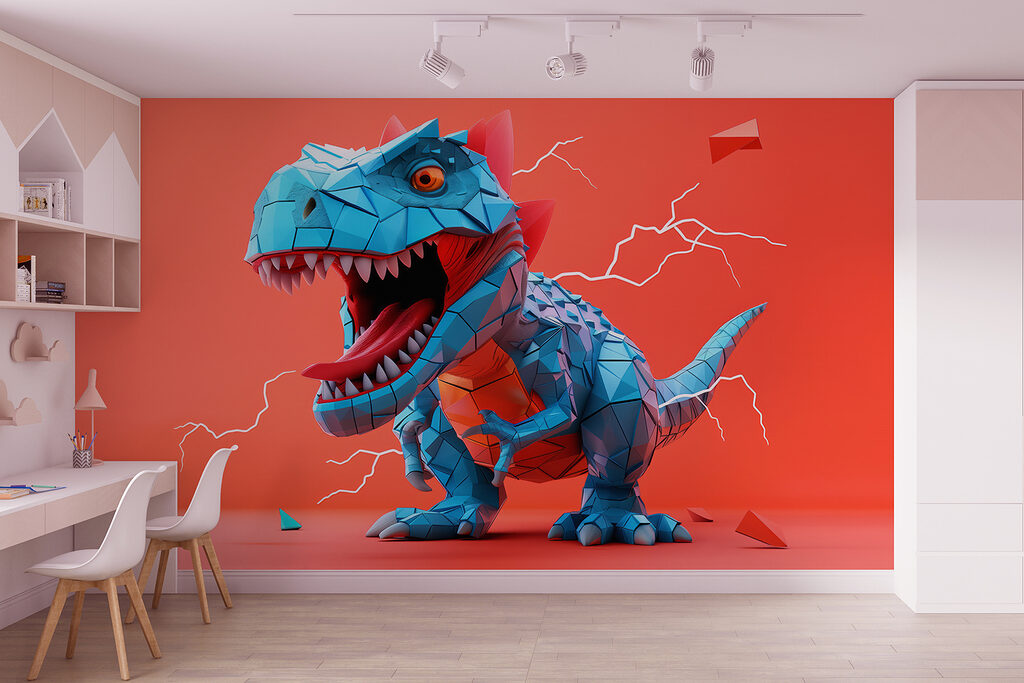 Blue dinosaur — interior 3