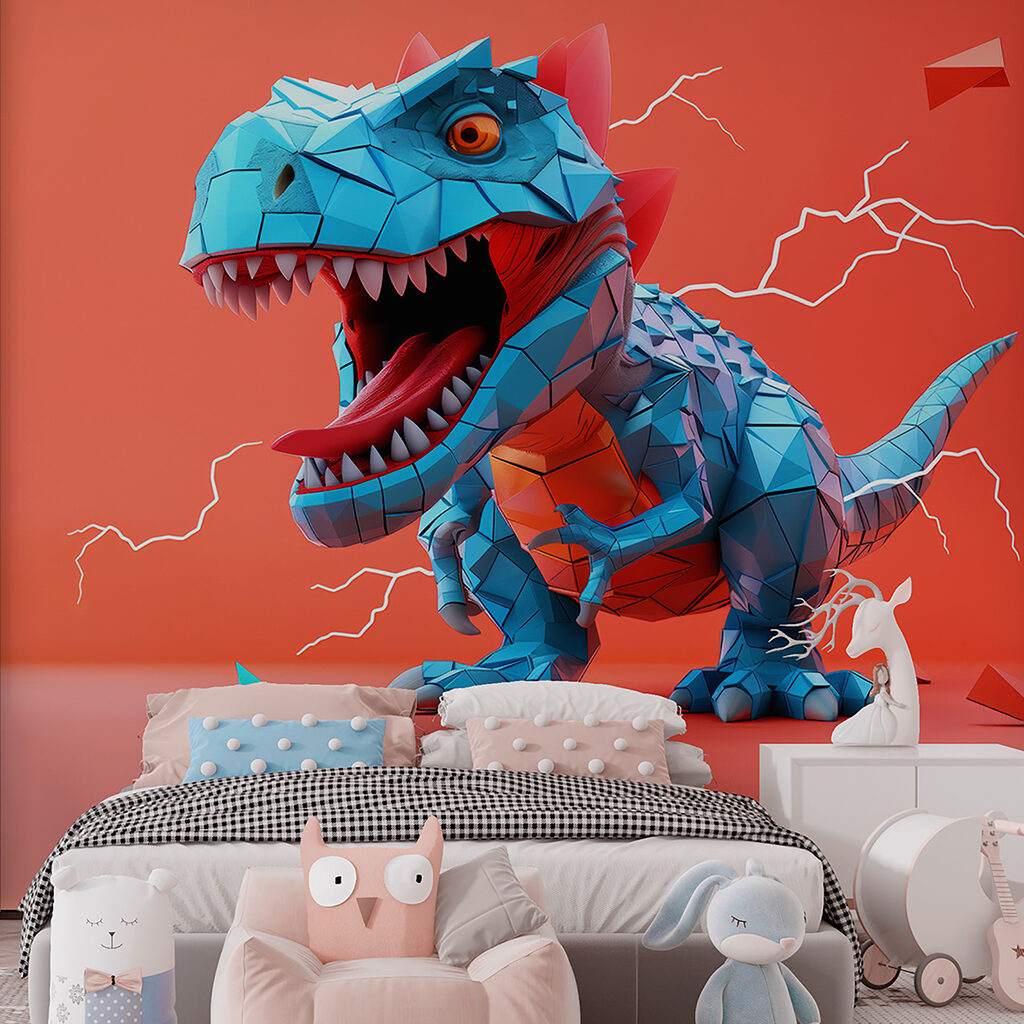 Blue dinosaur — interior 4