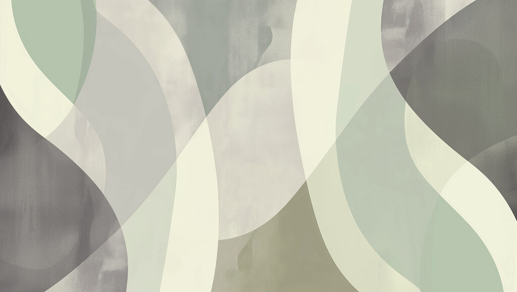 Soft curved ribbons — full design