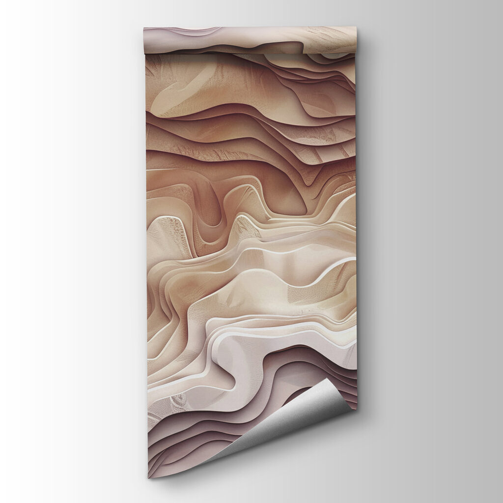 Wavy layers in relief — product view