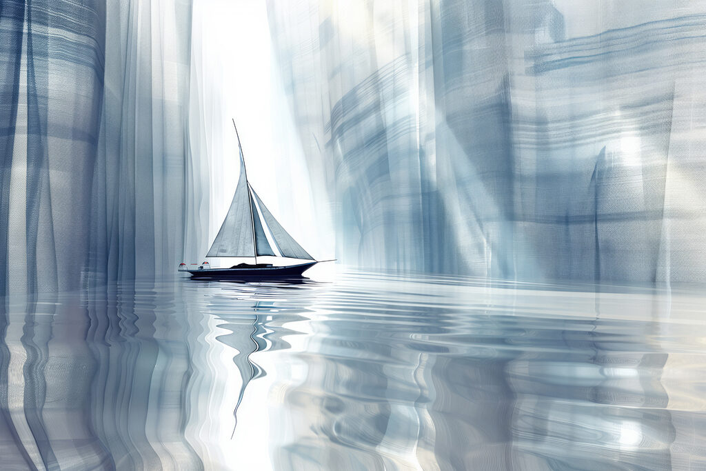 Sailing Through Light — full design