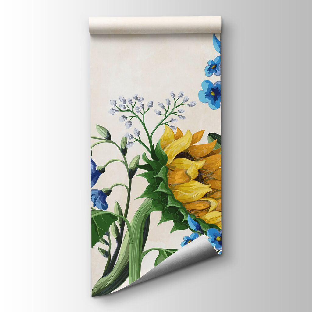 Sunflowers in fine watercolour — product view