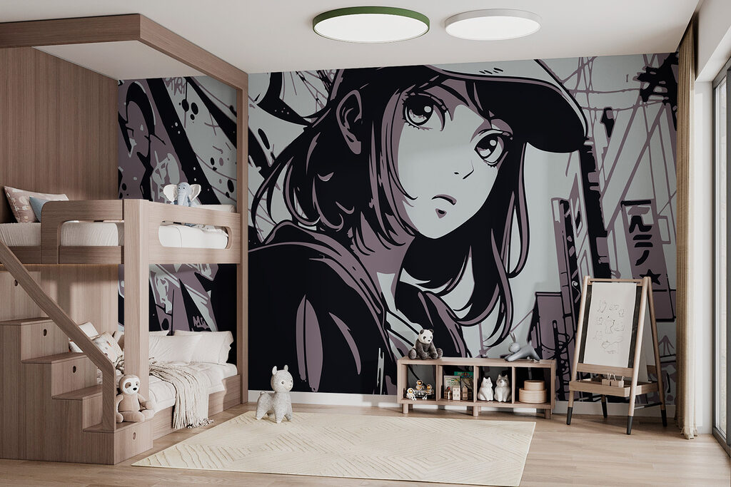 Manga girl in town — interior 1