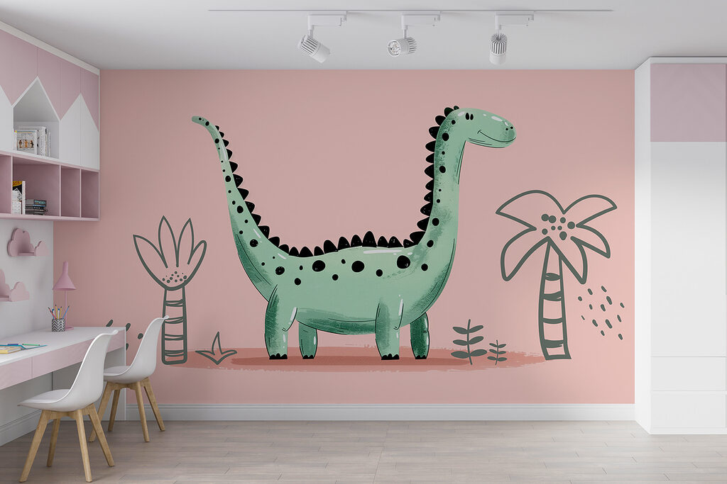 Long-necked dinosaur — interior 4