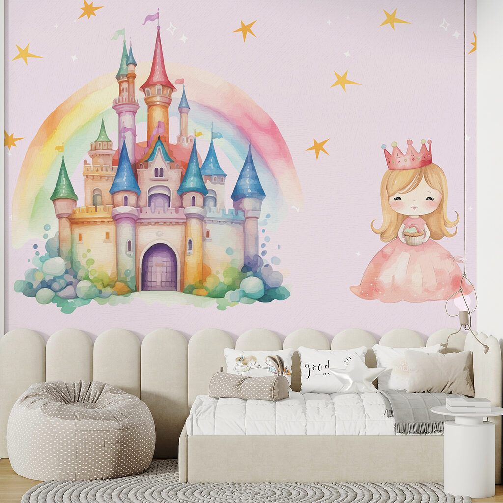 Rainbow castle with princess — interior 2