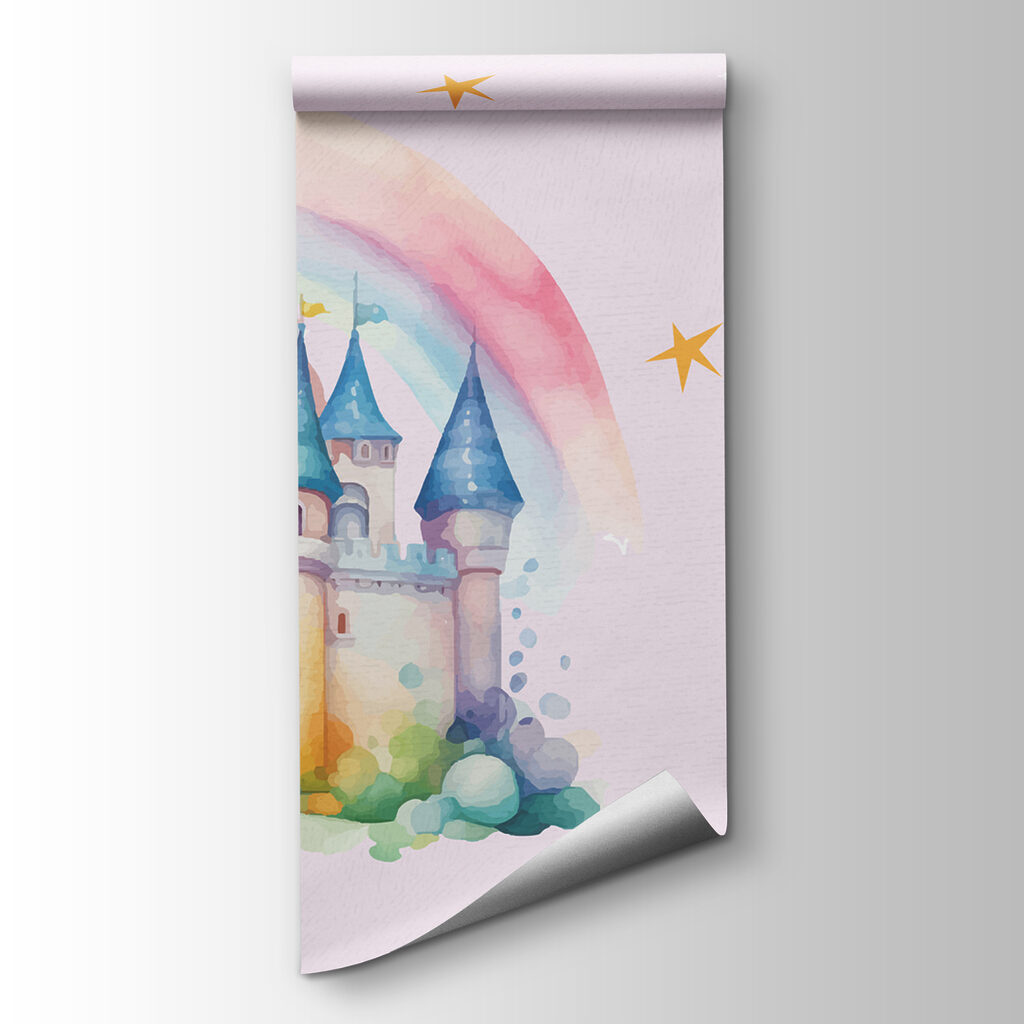 Rainbow castle with princess — product view
