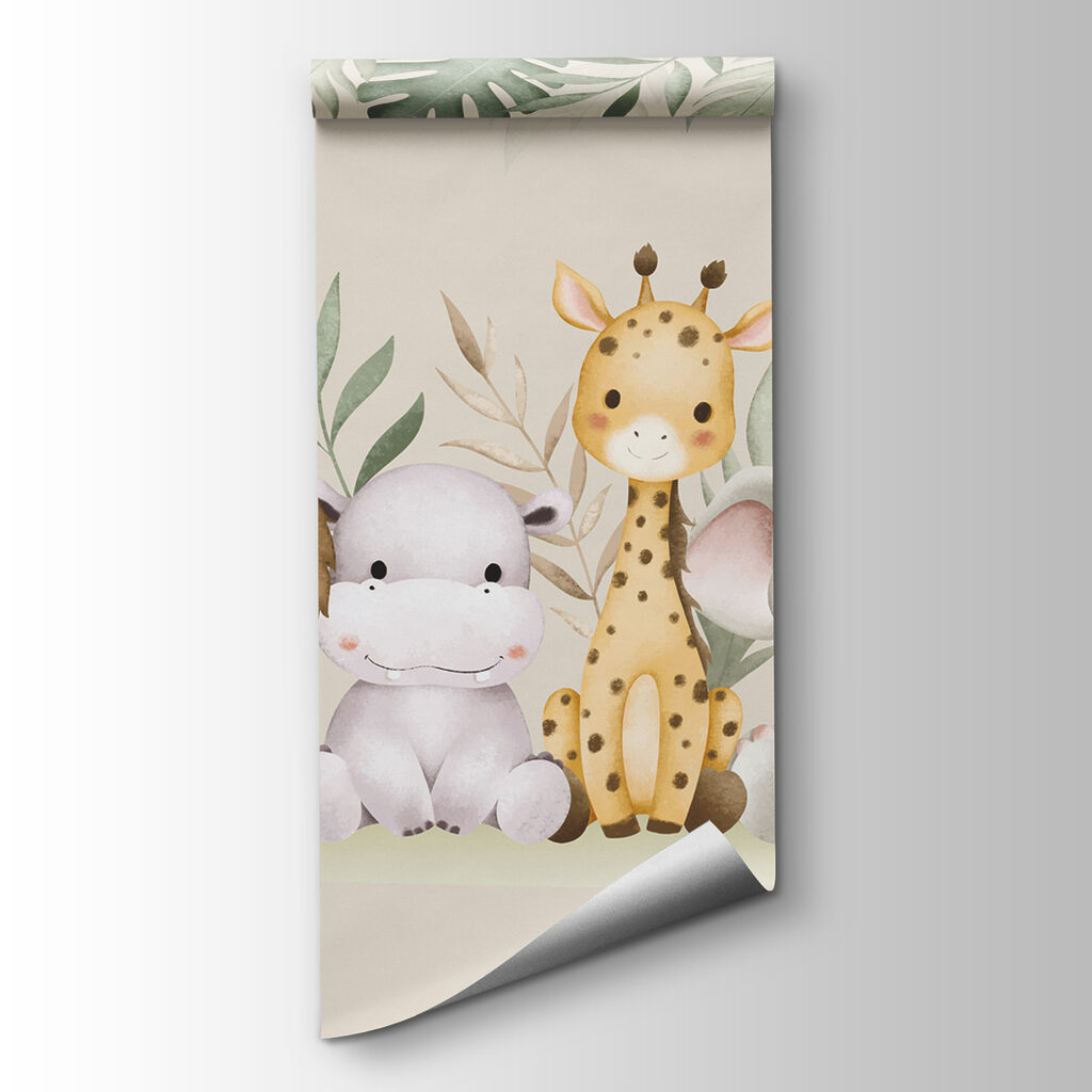 Safari friends under leaves — product view