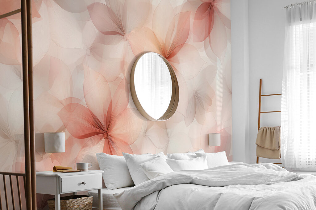 Translucent overlapping flowers — interior 1