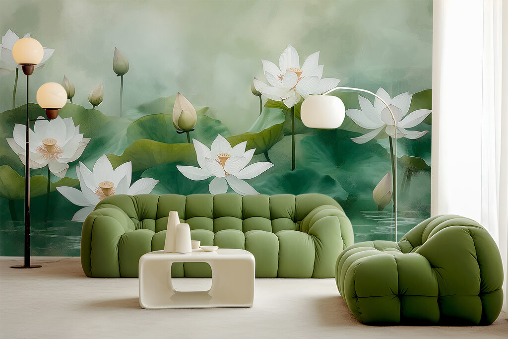 Lotus on still water — interior 2