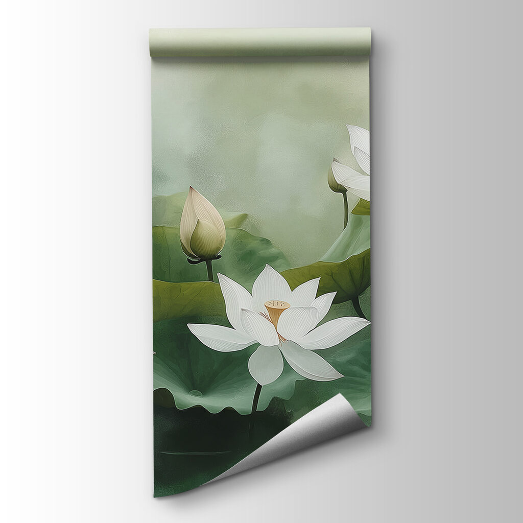Lotus on still water — product view