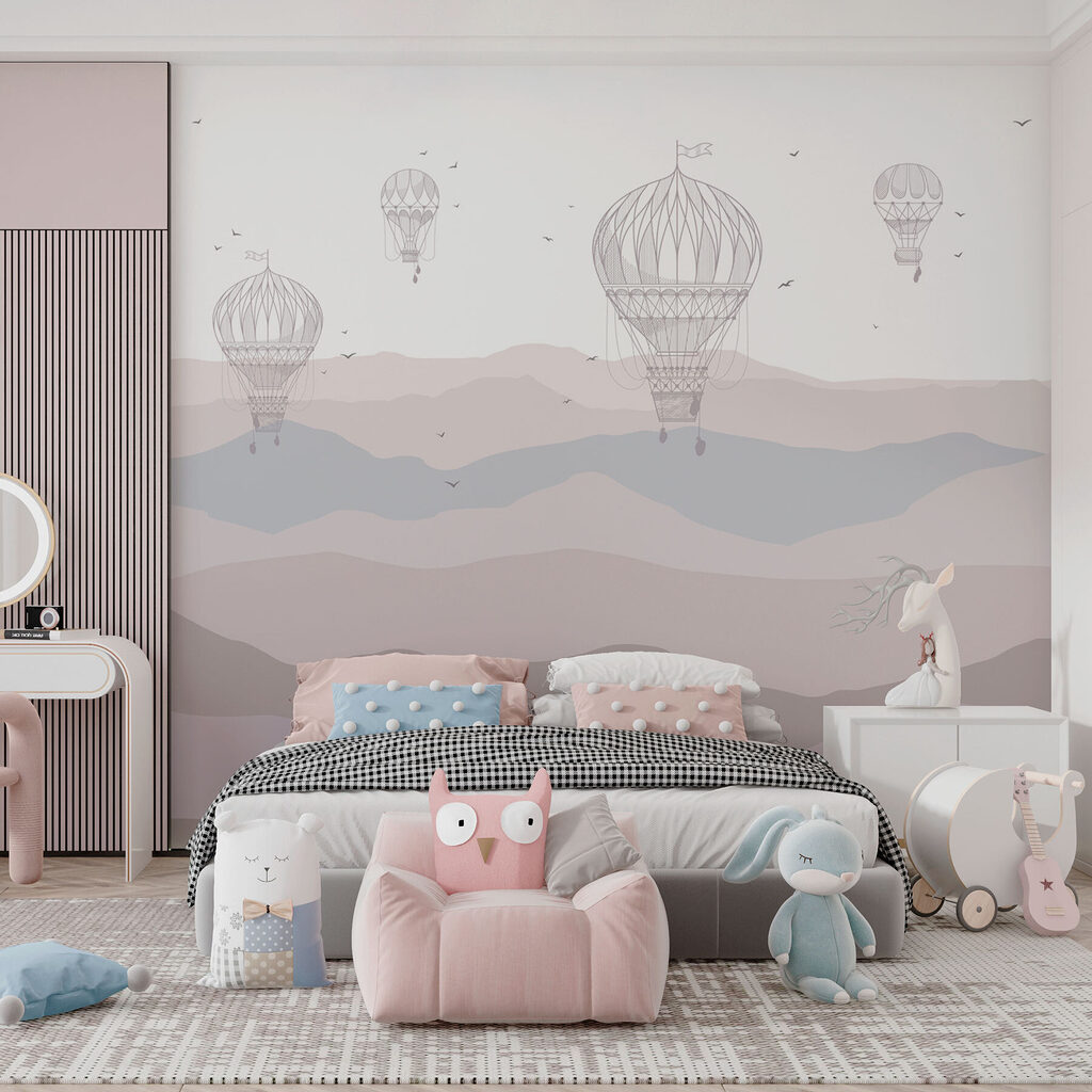 Balloons above soft hills — interior 2