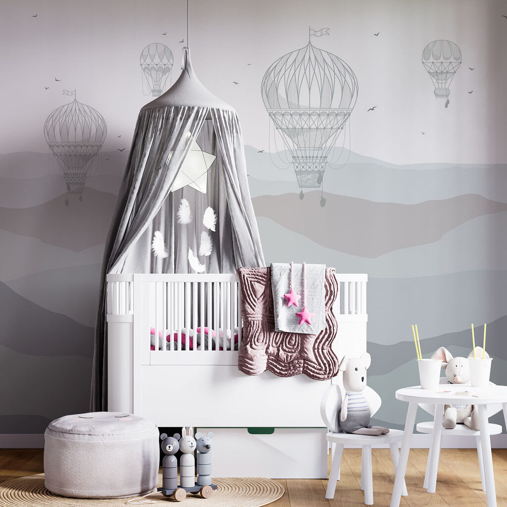 Balloons Above Rolling Hills — interior 2