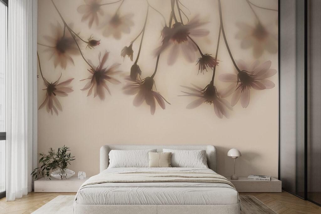 Hanging flower silhouettes — interior 4