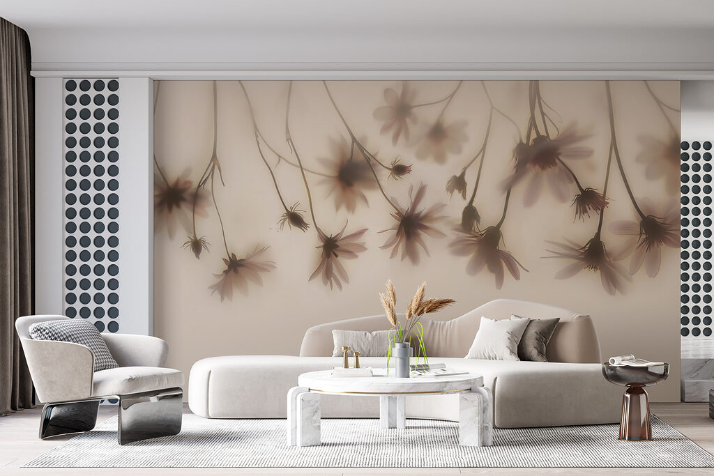 Hanging flower silhouettes — interior 5