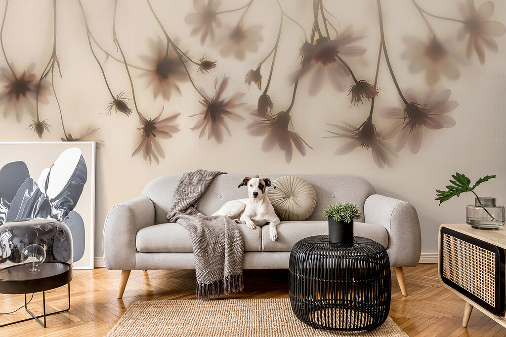 Hanging flower silhouettes — interior 6