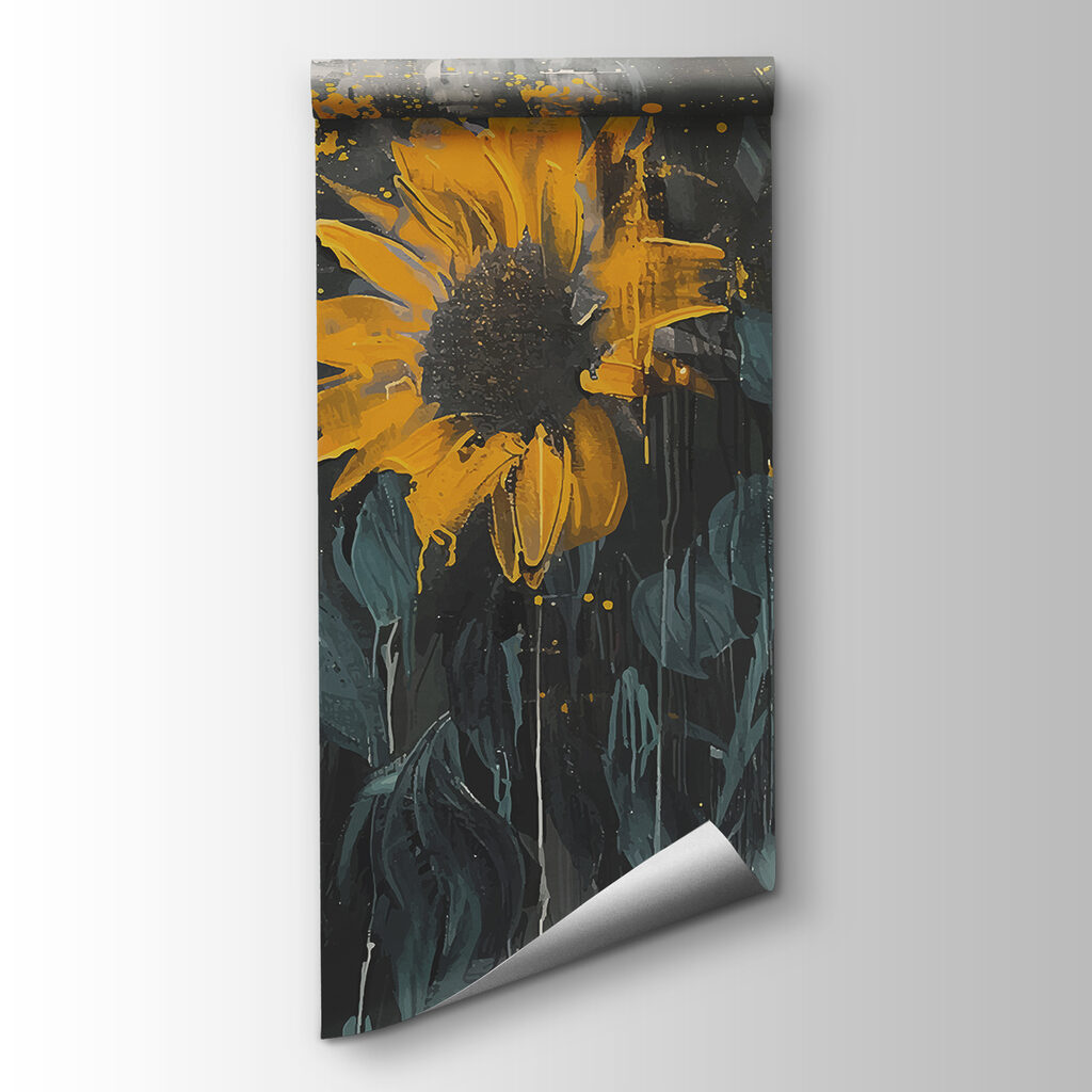 Painterly sunflowers — product view