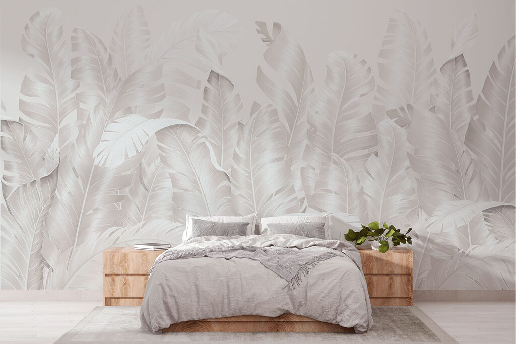 Dense white palm leaves — interior 1