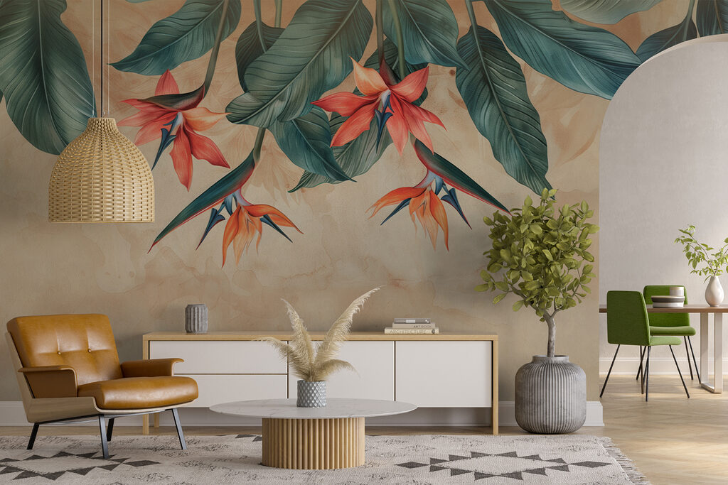 Paradise flowers hanging down — interior 6