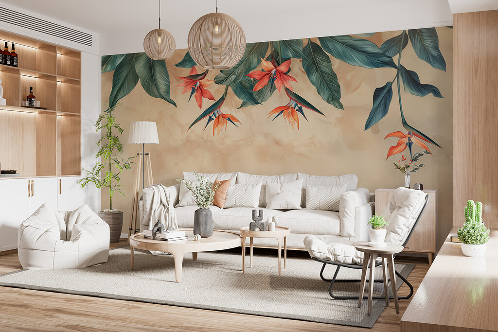 Paradise flowers hanging down — interior 7