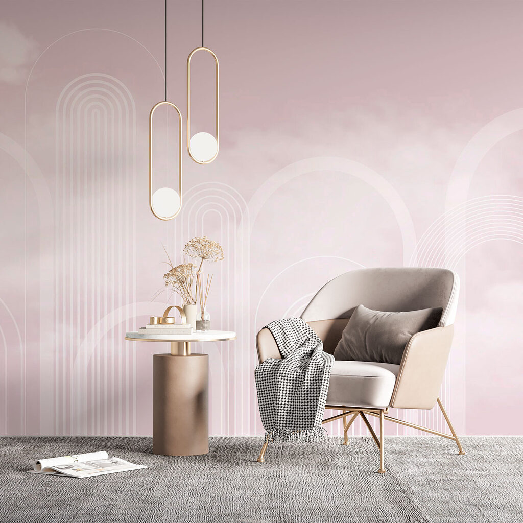 Arches Among Clouds in an interior