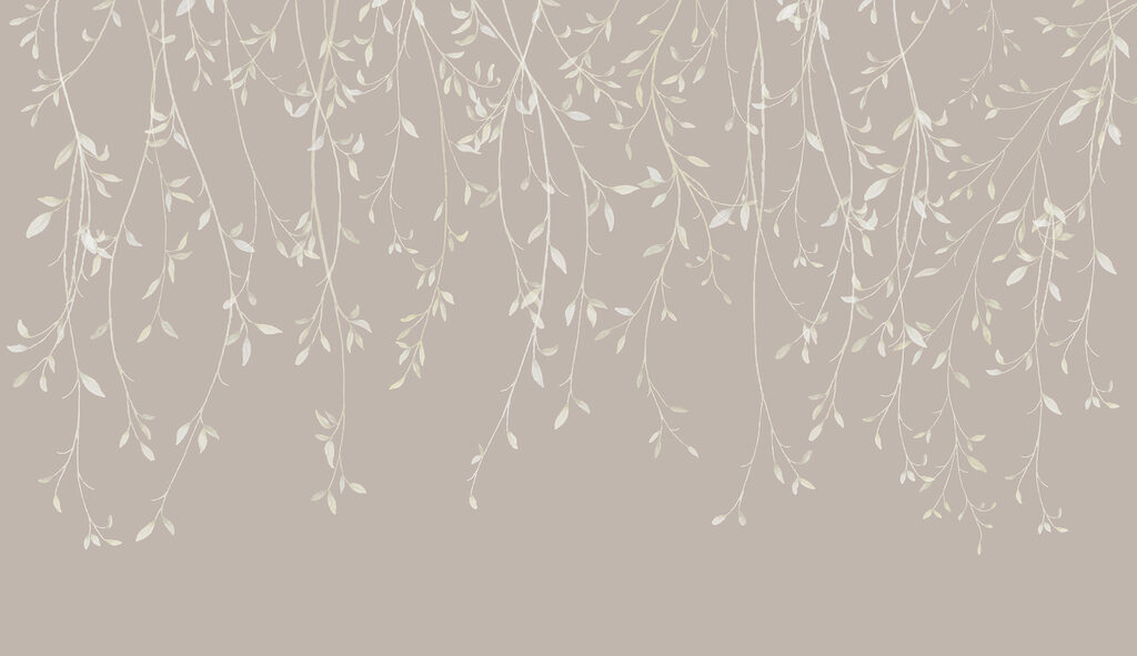 Leafy trailing branches — full design