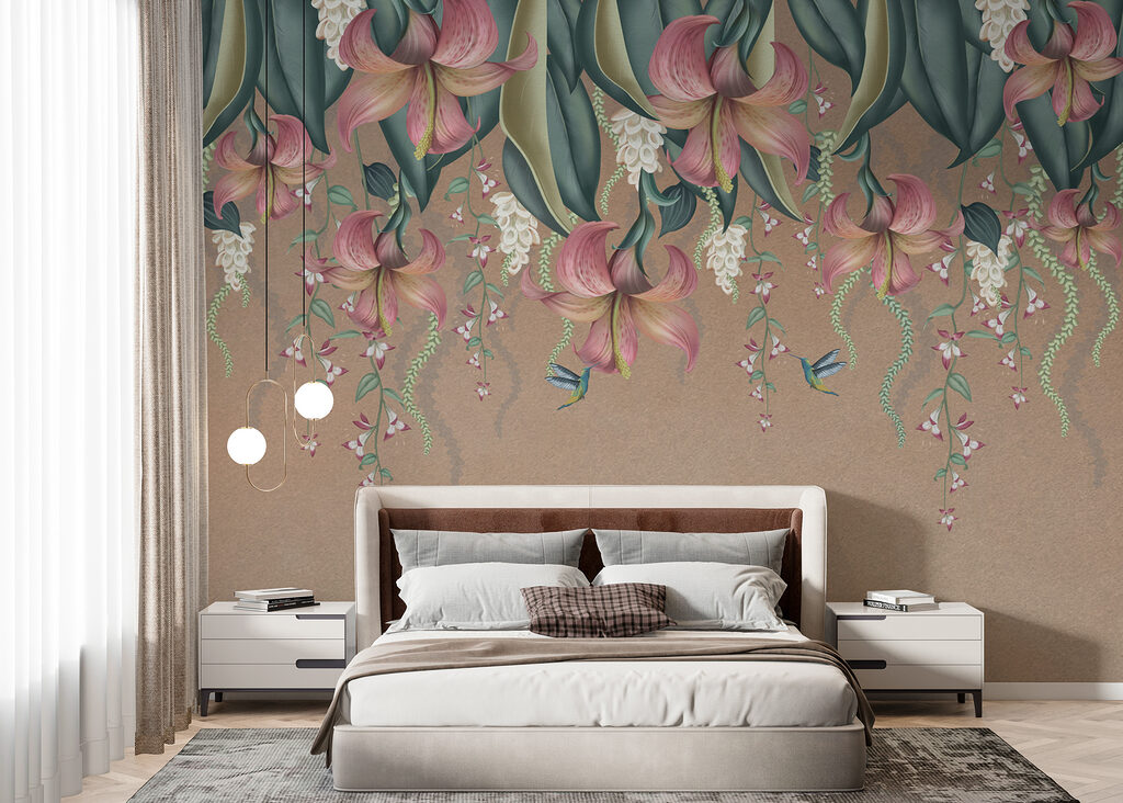 Hanging flowers and leaves — interior 4