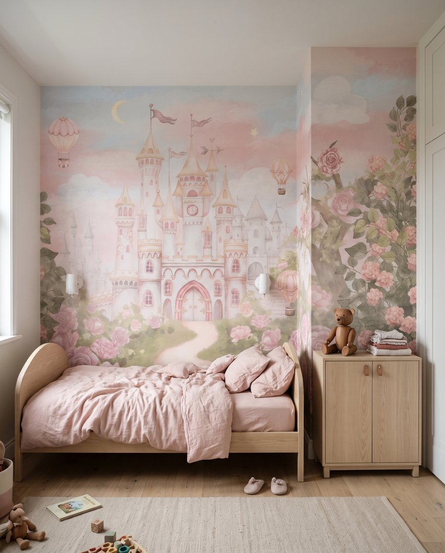 Castle in Bloom in an interior