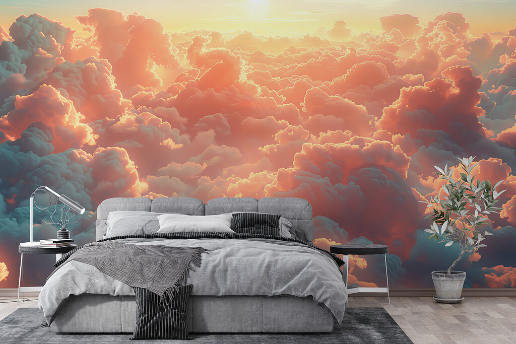 Cloud sea in coral — interior 1